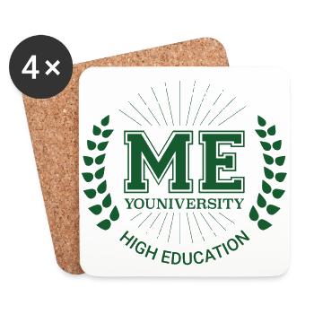 Me Youniversity - Coasters (set of 4) - white - Front
