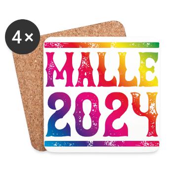 Malle 2024 Majorque colorée - Dessous de verre (lot de 4) - blanc - Devant
