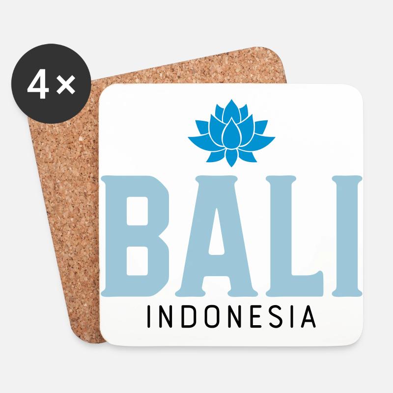 Bali - Untersetzer (4er-Set) - Weiß