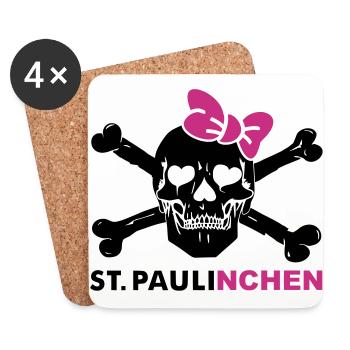 Paulinchen - Untersetzer (4er-Set) - Weiß - Vorne