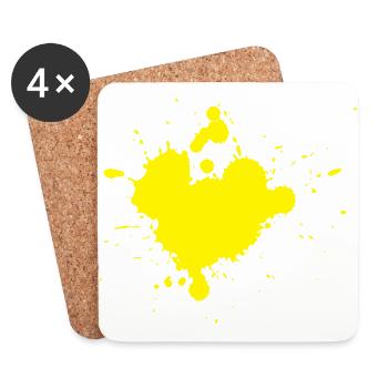 I am an artist - Untersetzer (4er-Set) - Weiß - Vorne