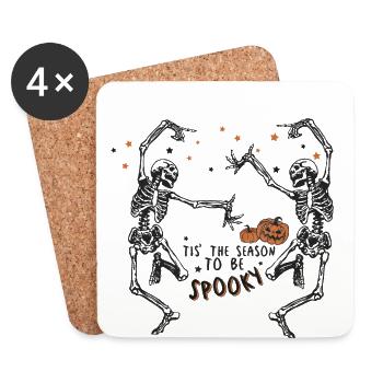 Horror Magic Magic Halloween T-Shirt Gift - Coasters (set of 4) - white - Front