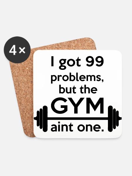 Gym - Underlägg (4-pack) - vit