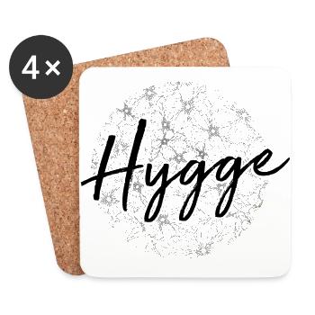 hygge - Coasters (set of 4) - white - Front