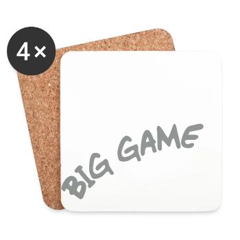 Hochseefischen / Big Game / Sailfish - Untersetzer (4er-Set) - Weiß - Vorne