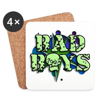 bad_boys_b_012014 - Untersetzer (4er-Set) - Weiß - Vorne