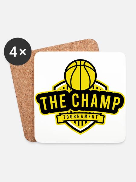 The Champ Tournament - Untersetzer (4er-Set) - Weiß