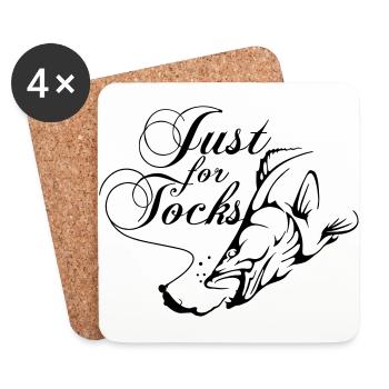 Juste pour les tocks - Dessous de verre (lot de 4) - blanc - Devant
