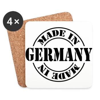 made in germany m1k2 - Untersetzer (4er-Set) - Weiß - Vorne