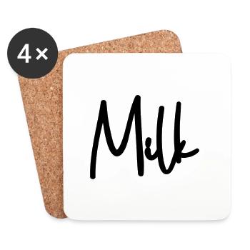milk 1 - Untersetzer (4er-Set) - Weiß - Vorne