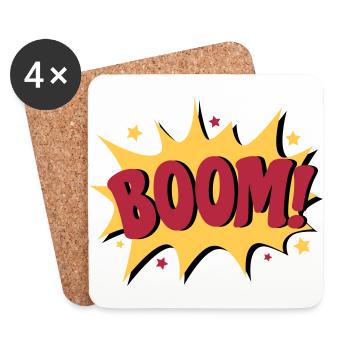 Boom - Untersetzer (4er-Set) - Weiß - Vorne
