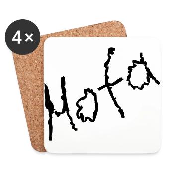Mofa - Untersetzer (4er-Set) - Weiß - Vorne