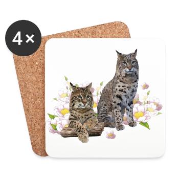 Lynx - Coasters (set of 4) - white - Front