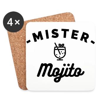 MISTER Mojito - Dessous de verre (lot de 4) - blanc - Devant