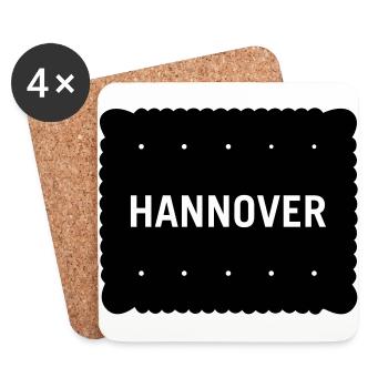 Hannover Kekse - Untersetzer (4er-Set) - Weiß - Vorne