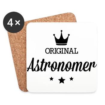 Original drei Sterne Deluxe Astronom - Untersetzer (4er-Set) - Weiß - Vorne