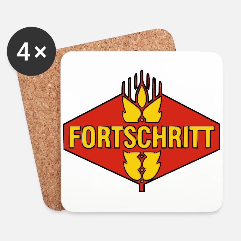 Fortschritt schwarz-rot-gold - Untersetzer (4er-Set) - Weiß