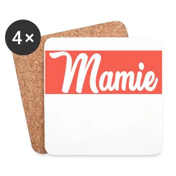 GRANNY. MOTHER'S DAY. HAPPY BIRTHDAY GRANDMA. I LOVE YOU - Coasters (set of 4) - white - Front