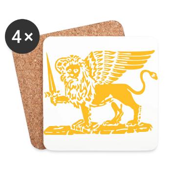 Venice italy - Coasters (set of 4) - white - Front