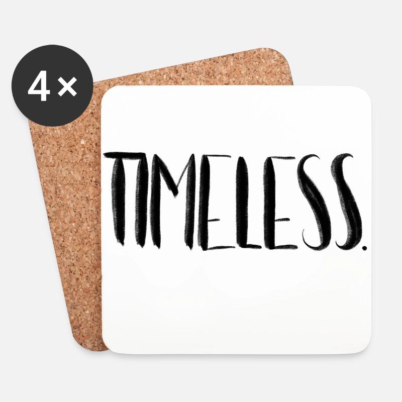 Timeless - Untersetzer (4er-Set) - Weiß