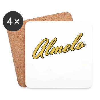 Almelo - Untersetzer (4er-Set) - Weiß - Vorne