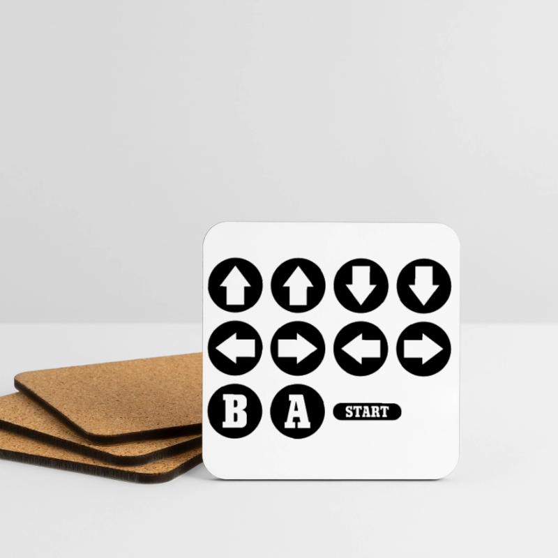 Cheat Code Video Game Untersetzer (4er-Set)