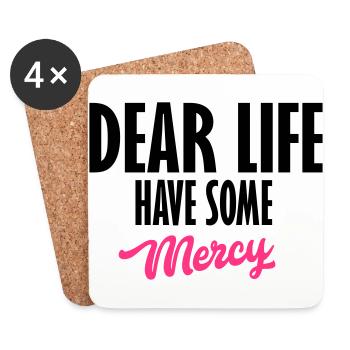dear life - Coasters (set of 4) - white - Front
