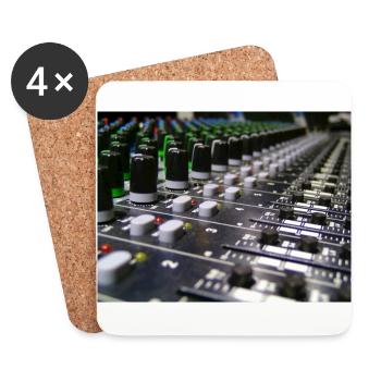 Mixer Musicsound - Coasters (set of 4) - white - Front
