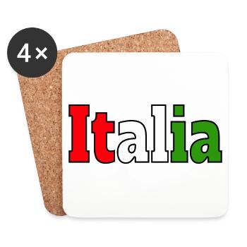 Italien - Untersetzer (4er-Set) - Weiß - Vorne