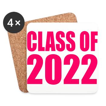 Class of 2022 - Untersetzer (4er-Set) - Weiß - Vorne