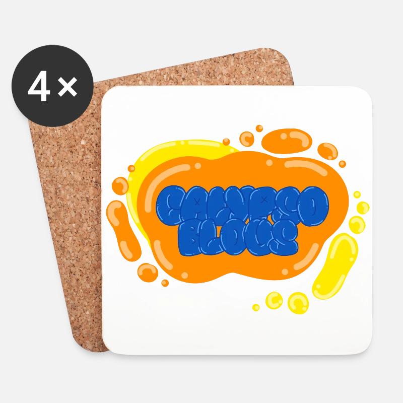 Calypso Blous - Calypso Blous - Untersetzer (4er-Set) - Weiß