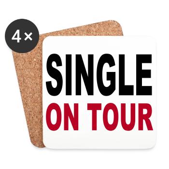 Single - Untersetzer (4er-Set) - Weiß - Vorne