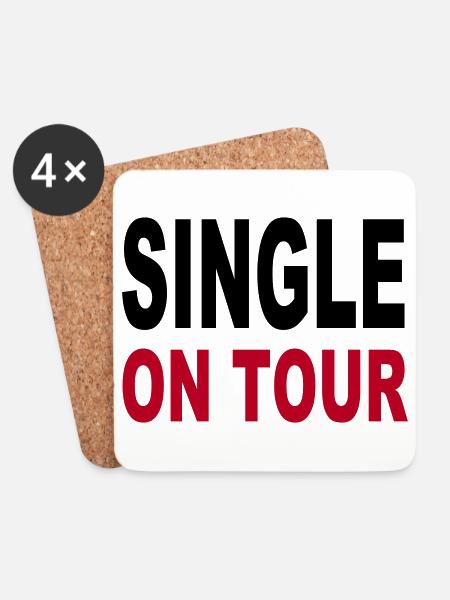 Single - Untersetzer (4er-Set) - Weiß