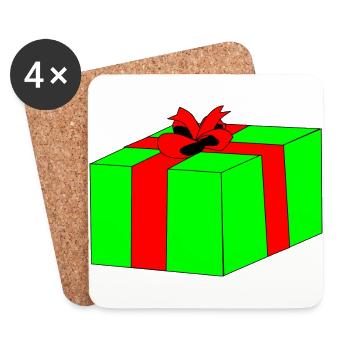 christma s671 - Coasters (set of 4) - white - Front
