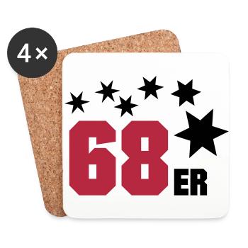 `68 - Coasters (set of 4) - white - Front
