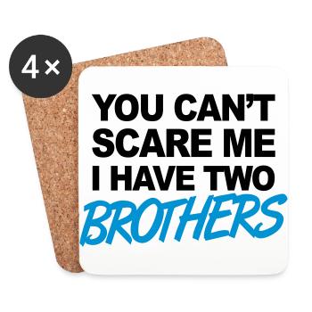 Brothers - Coasters (set of 4) - white - Front