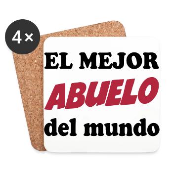El mejor abuelo del mundo 111 - Untersetzer (4er-Set) - Weiß - Vorne