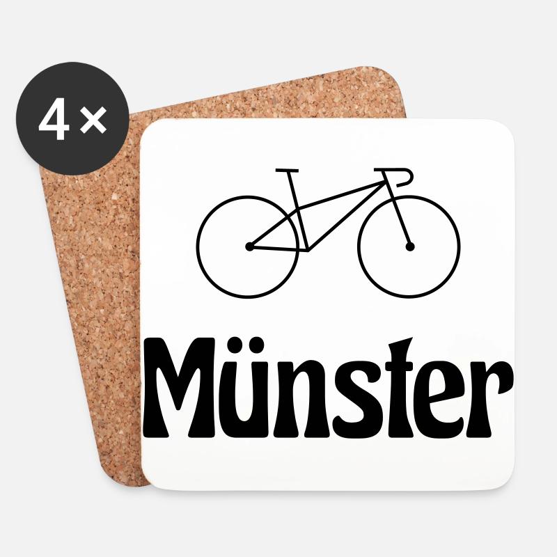 Münster - Untersetzer (4er-Set) - Weiß