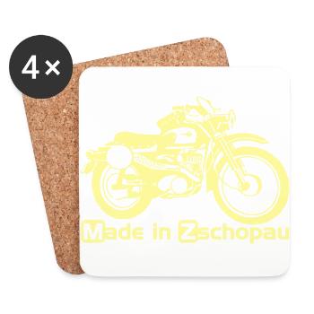 MZ ETS250 GS - Untersetzer (4er-Set) - Weiß - Vorne