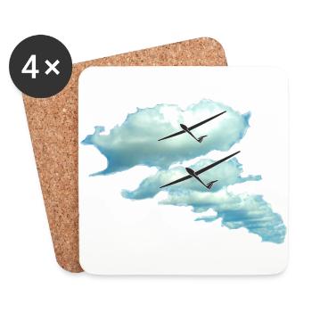 cloudstreet - Coasters (set of 4) - white - Front