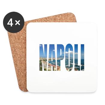 NAPOLI ITALIA - Untersetzer (4er-Set) - Weiß - Vorne