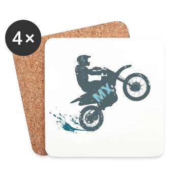 Motocross MX - Coasters (set of 4) - white - Front