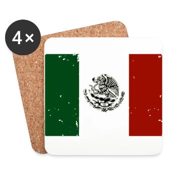 Mexico - Untersetzer (4er-Set) - Weiß - Vorne
