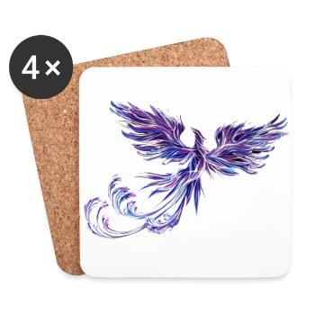 Phoenix - Coasters (set of 4) - white - Front
