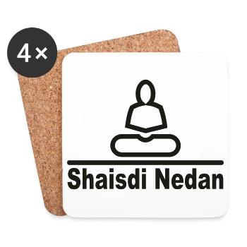 Shaisdi Nedan Small - PrintShirt.at - Coasters (set of 4) - white - Front