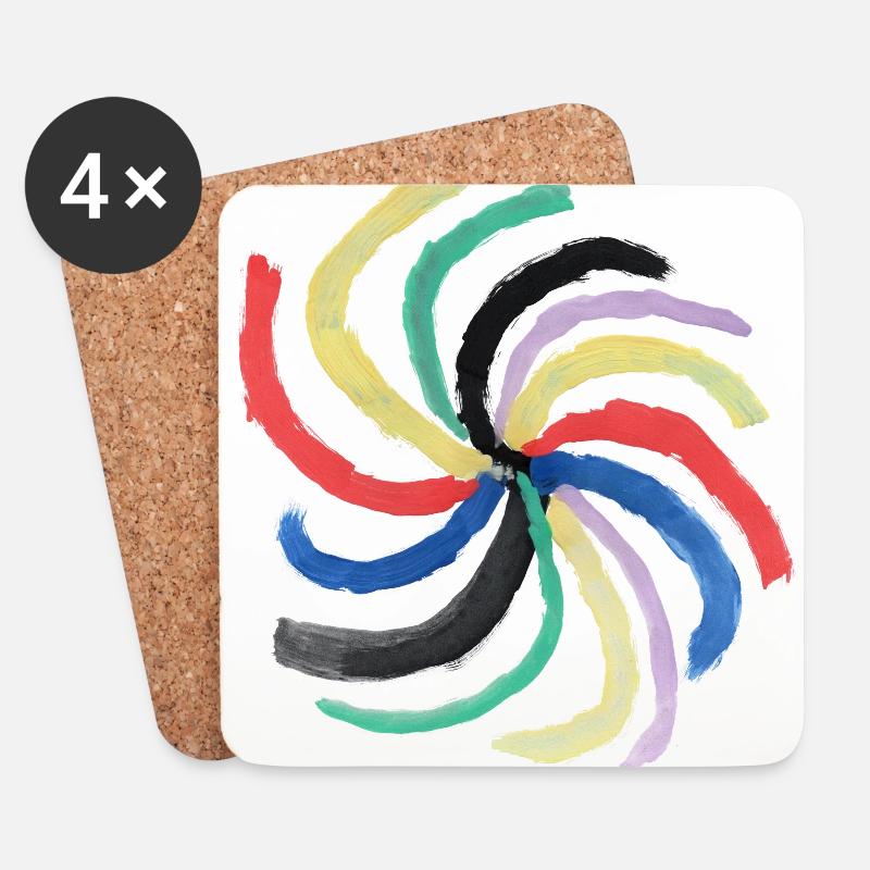 Galaxy - Coasters (set of 4) - white