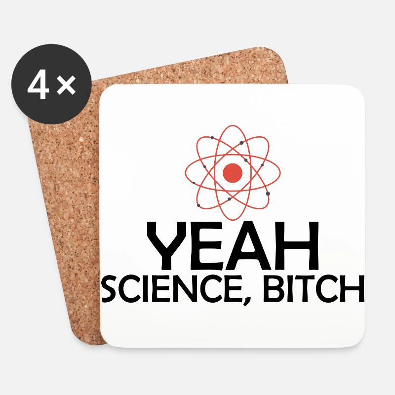 Yeah Science! - Untersetzer (4er-Set) - Weiß