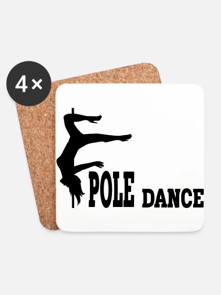 Life Is Better When You Pole Dance - Coasters (set of 4) - white