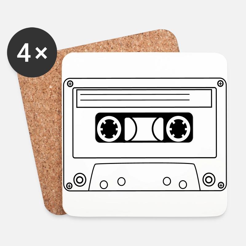 Tape - Untersetzer (4er-Set) - Weiß