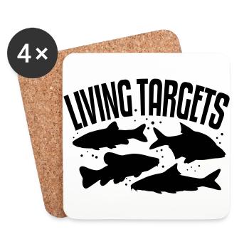 Living Targets - Untersetzer (4er-Set) - Weiß - Vorne